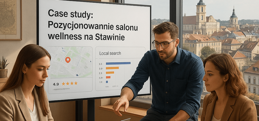 Case study: Pozycjonowanie salonu wellness na Sławinie