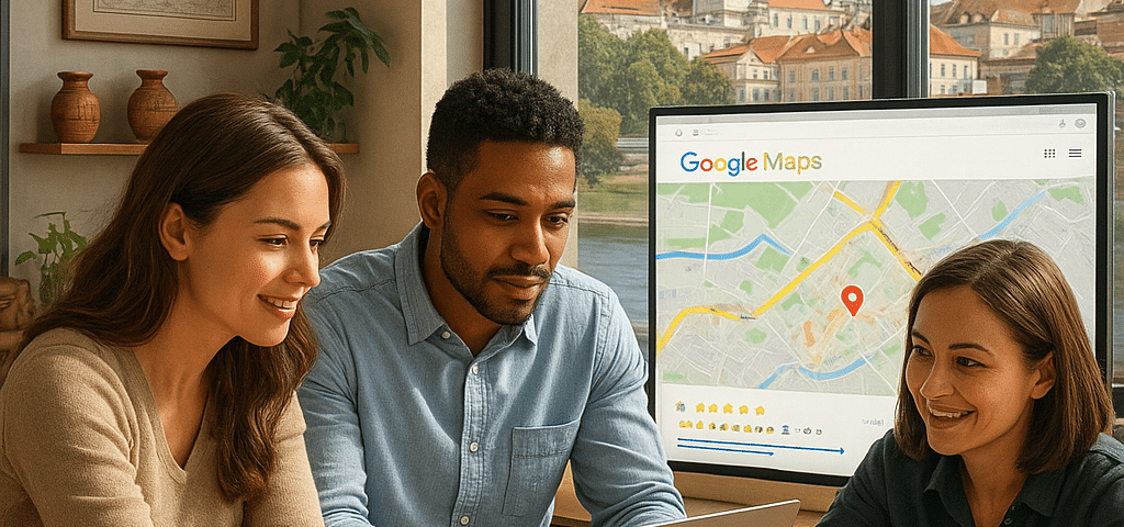 Integracja z Google Maps dla restauracji nad Bystrzycą