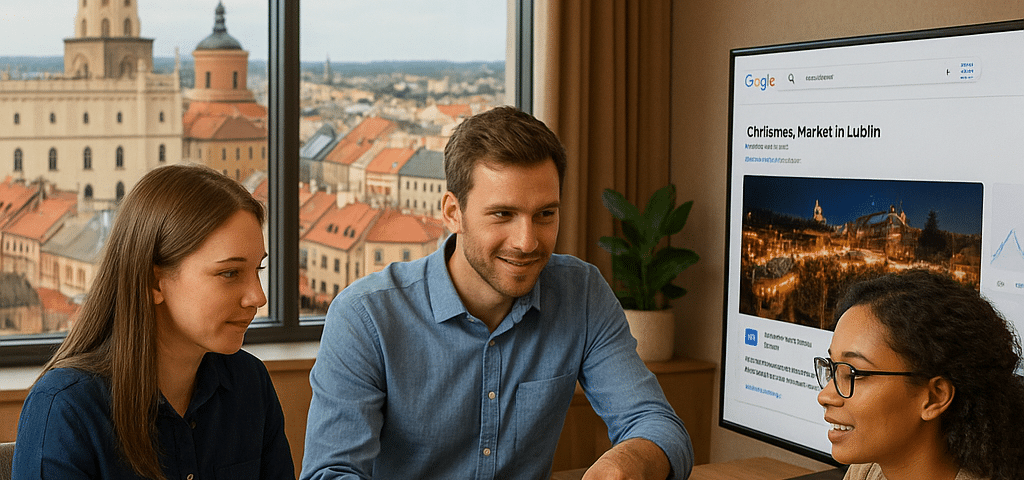 Jak wykorzystać Google Posts dla Jarmarku Bożonarodzeniowego