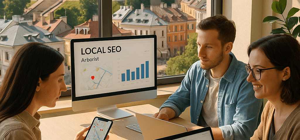 SEO dla usług arborystycznych w Parku Saskim