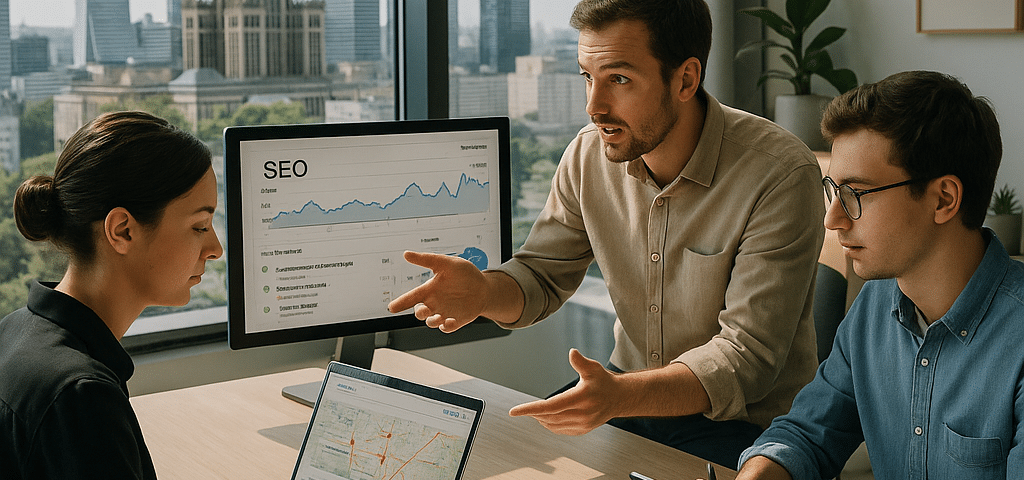 SEO dla usług elektrycznych na Białołęce